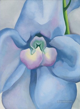 青い花 ジョージア・オキーフ アメリカのモダニズム 精密主義 Oil Paintings